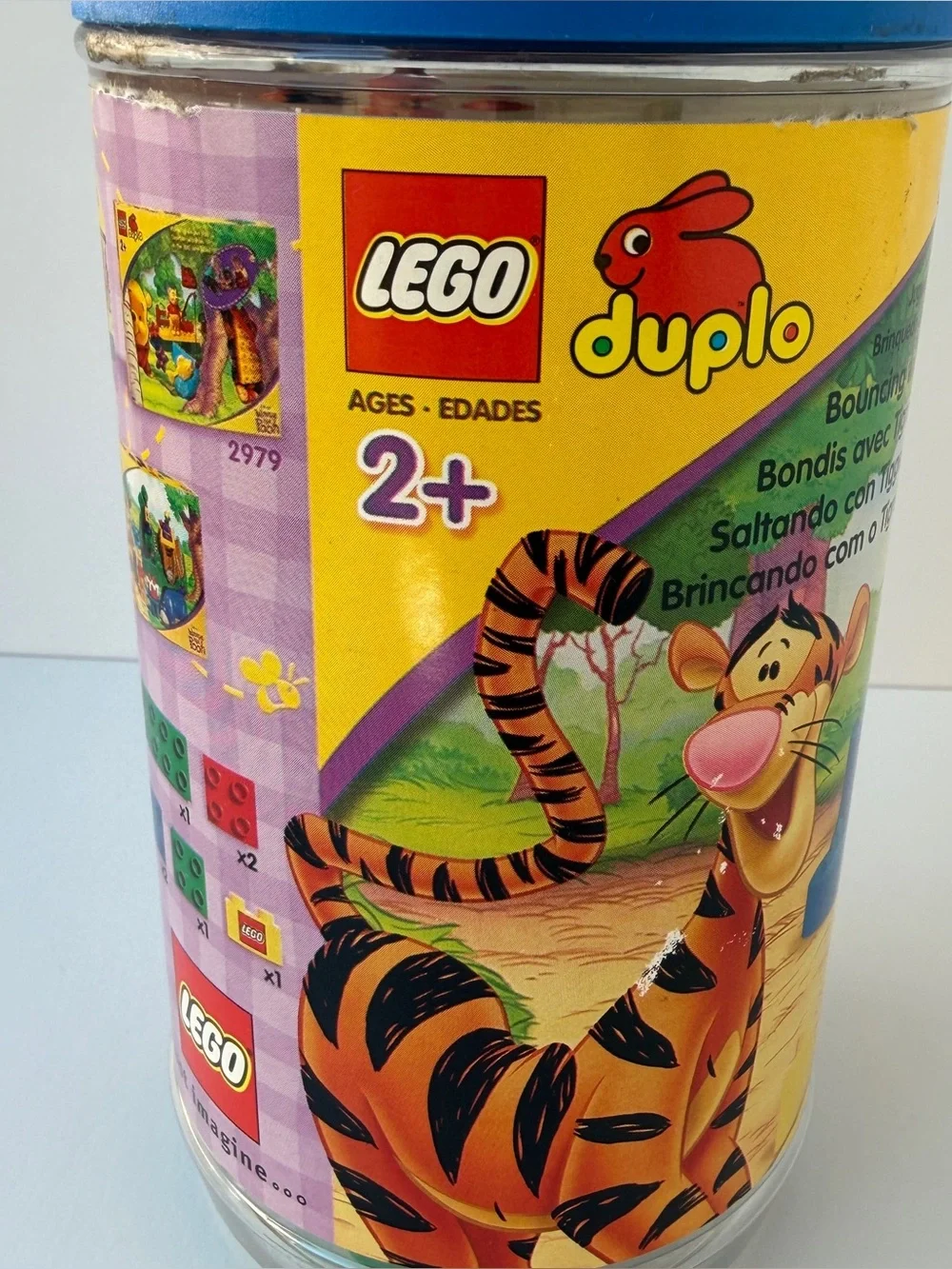 VTG Lego Duplo Disney’s Winnie the Pooh Bouncing the Tigger 2001 COMPLETE 2975